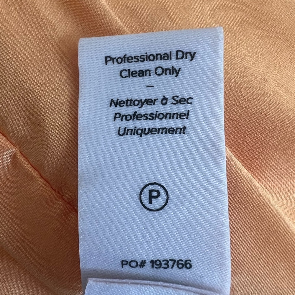 Cinq a Sept Ryder Satin Mini Slip Dress Cowl Neck Knotted Tie Orange Bronze, 6 - Picture 14 of 16